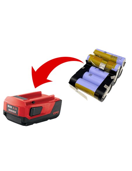 Pakiet ogniw Hilti B22 4,0Ah TE-4-A22 SIW-22T-A 21,6V