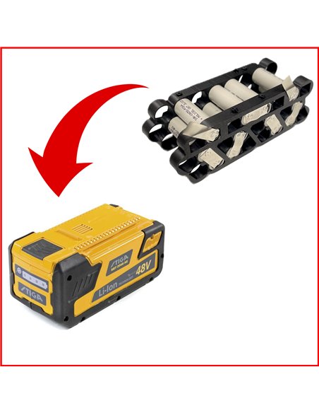 Pacco di celle per Stiga SBT2548 48V 2600 mAh 2,6Ah
