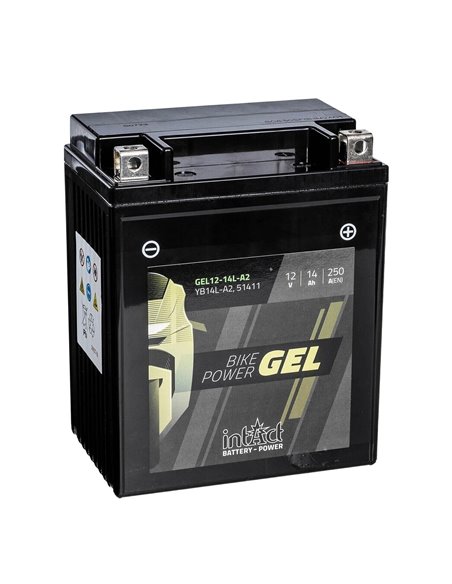 Motorrad-Batterie Intact Bike 12V 14Ah GEL12-14L-A2