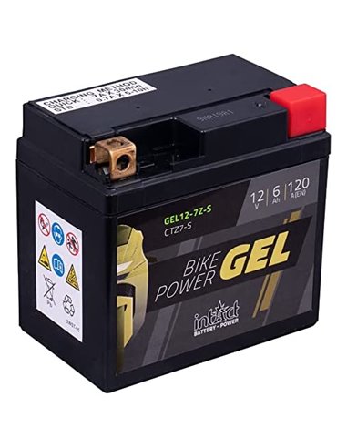 Motorrad-Batterie Intact Bike 12V 6Ah GEL12-7Z-S