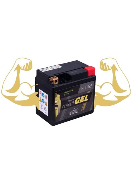 Motorrad-Batterie Intact Bike 12V 6Ah GEL12-7Z-S